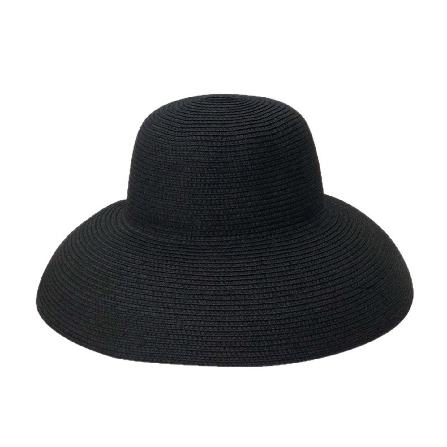 Women Wide Brim Bucket Hat Lightweight Woven Sun Hat Classic Solid Casual Hat