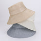 Women Wide Brim Bucket Hat Classic Solid Sun Hat Lightweight Casual Everyday Hat