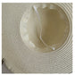 Straw Wide Brim Sun Hat with Lace Bow Detail Elegant Summer Beach Hat