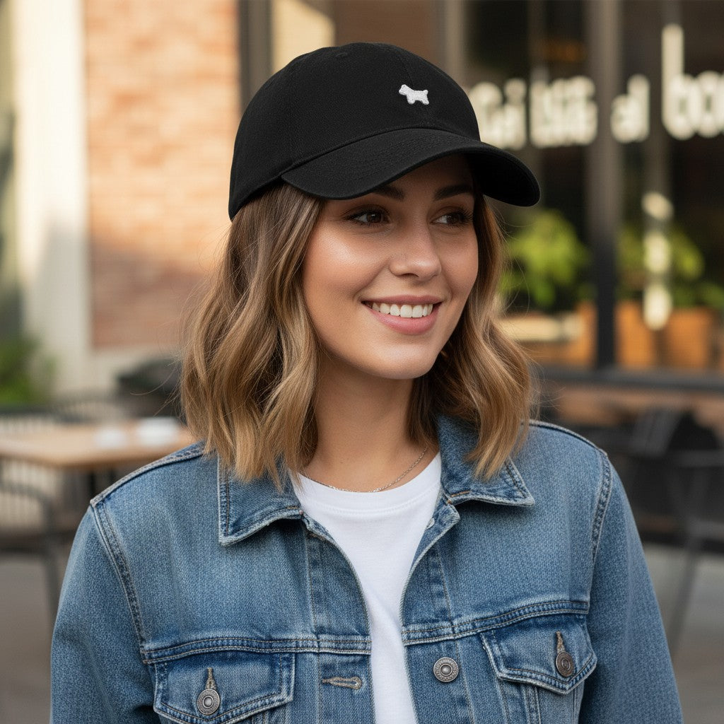 Minimalist Embroidery Baseball Cap, Adjustable Cotton Dad Hat Casual Everyday Hat