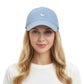 Minimalist Embroidery Baseball Cap, Adjustable Cotton Dad Hat Casual Everyday Hat