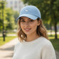 Minimalist Embroidery Baseball Cap, Adjustable Cotton Dad Hat Casual Everyday Hat