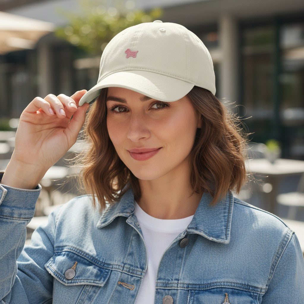 Minimalist Embroidery Baseball Cap, Adjustable Cotton Dad Hat Casual Everyday Hat