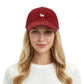 Minimalist Embroidery Baseball Cap, Adjustable Cotton Dad Hat Casual Everyday Hat