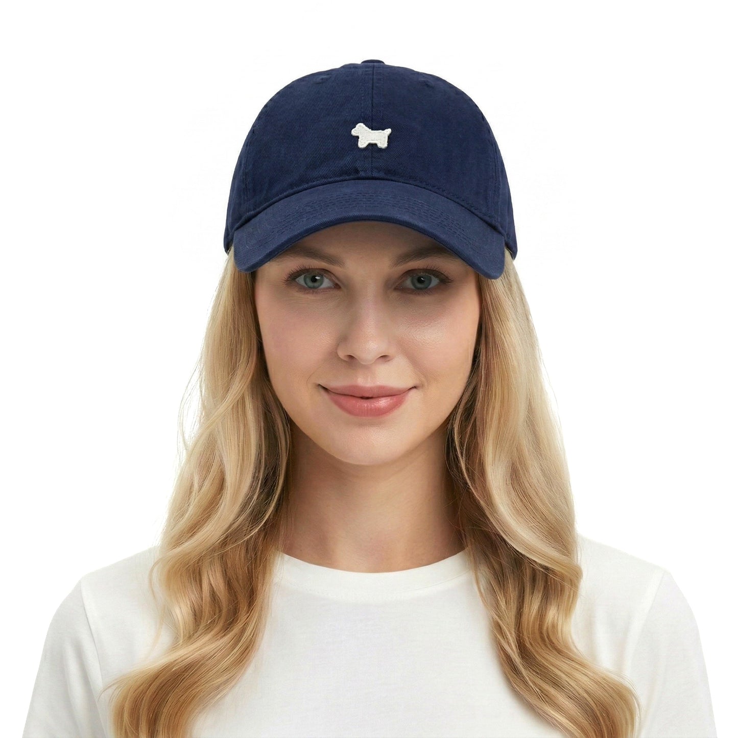 Minimalist Embroidery Baseball Cap, Adjustable Cotton Dad Hat Casual Everyday Hat