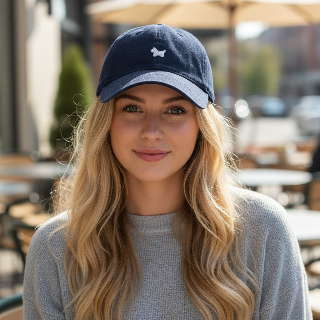 Minimalist Embroidery Baseball Cap, Adjustable Cotton Dad Hat Casual Everyday Hat