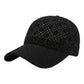 Breathable Crochet Baseball Cap, Adjustable Summer Lightweight Mesh Dad Hat
