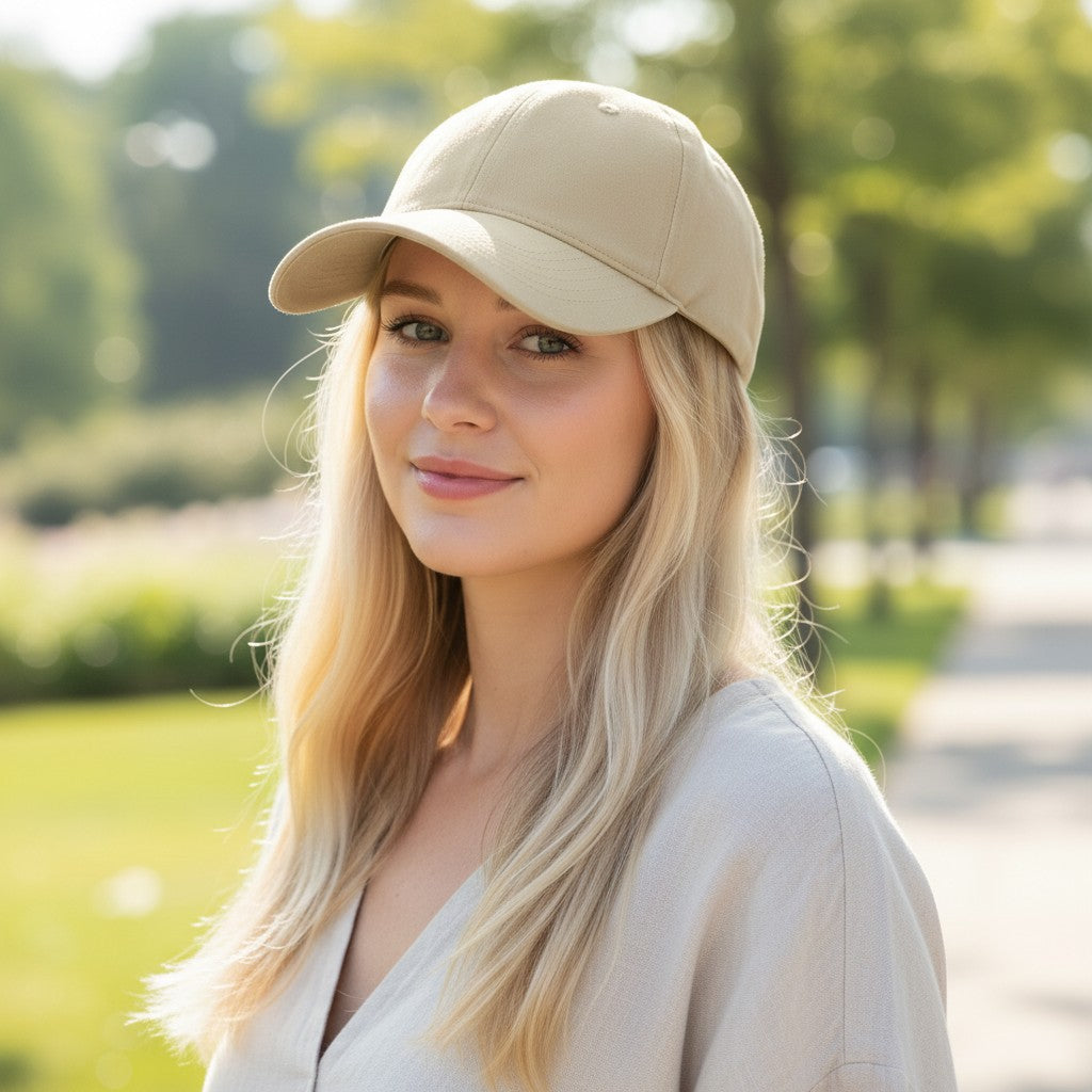 Cotton Baseball Cap Adjustable Dad Hat Breathable Casual Everyday Hat for Men Women
