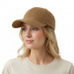Cotton Baseball Cap Adjustable Dad Hat Breathable Casual Everyday Hat for Men Women