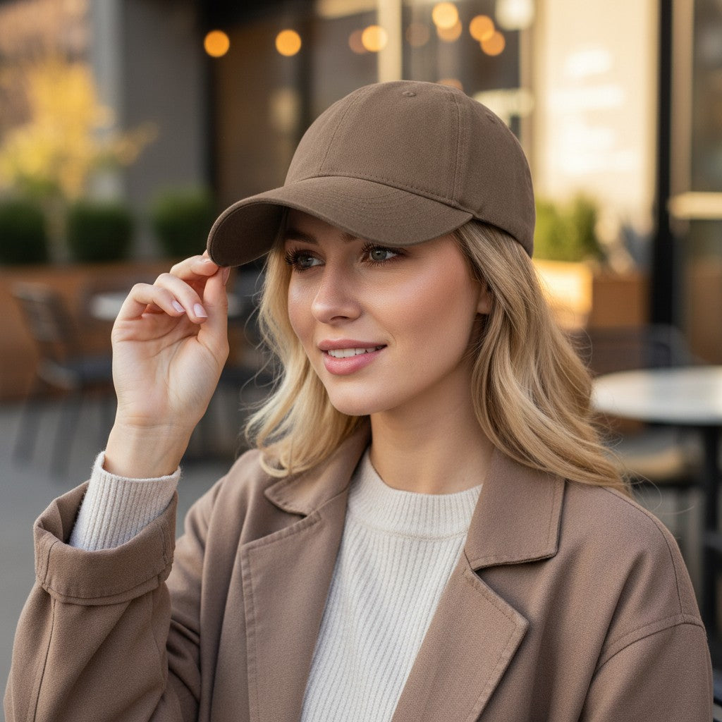 Cotton Baseball Cap Adjustable Dad Hat Breathable Casual Everyday Hat for Men Women