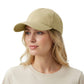 Cotton Baseball Cap Adjustable Dad Hat Breathable Casual Everyday Hat for Men Women