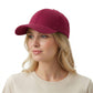 Cotton Baseball Cap Adjustable Dad Hat Breathable Casual Everyday Hat for Men Women