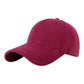 Cotton Baseball Cap Adjustable Dad Hat Breathable Casual Everyday Hat for Men Women