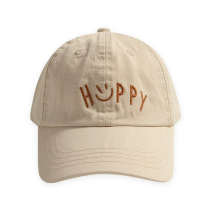 Embroidered Smile Baseball Cap Adjustable Cotton Dad Hat Casual Cute Everyday Hat