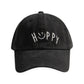 Embroidered Smile Baseball Cap Adjustable Cotton Dad Hat Casual Cute Everyday Hat