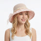 Wide Brim Straw Sun Hat Elegant Beach Vacation Hat Lightweight Breathable Summer Hat