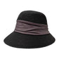 Straw Sun Hat Asymmetric Brim Breathable Lightweight Foldable Summer Hat
