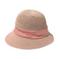 Straw Sun Hat Asymmetric Brim Breathable Lightweight Foldable Summer Hat