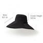 Reversible Wide Brim Sun Hat Adjustable Chin Strap UV Protection Summer Hat