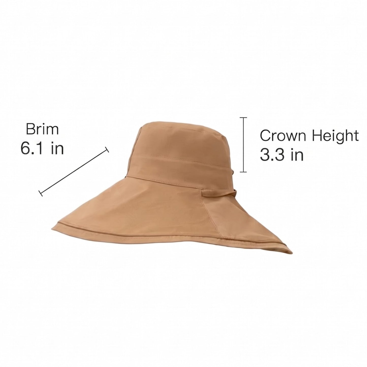 Reversible Wide Brim Sun Hat Adjustable Chin Strap UV Protection Summer Hat