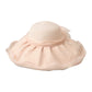 Wide Brim Straw Sun Hat Mesh Trim Elegant Summer Beach Vacation Hat