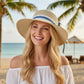 Lightweight Wide Brim Straw Sun Hat Foldable Beach Summer UV Protection Hat