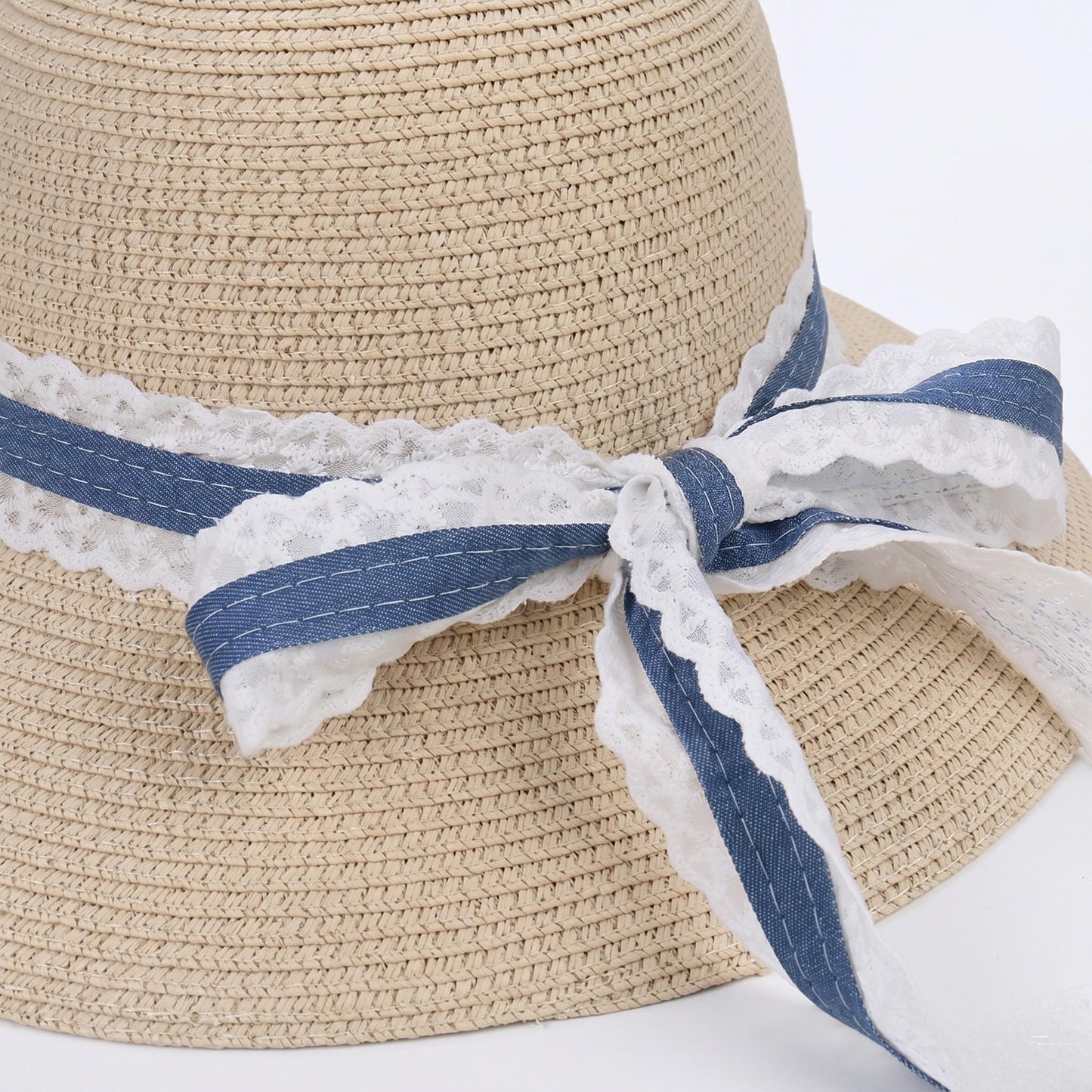Lightweight Wide Brim Straw Sun Hat Foldable Beach Summer UV Protection Hat