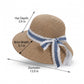 Lightweight Wide Brim Straw Sun Hat Foldable Beach Summer UV Protection Hat