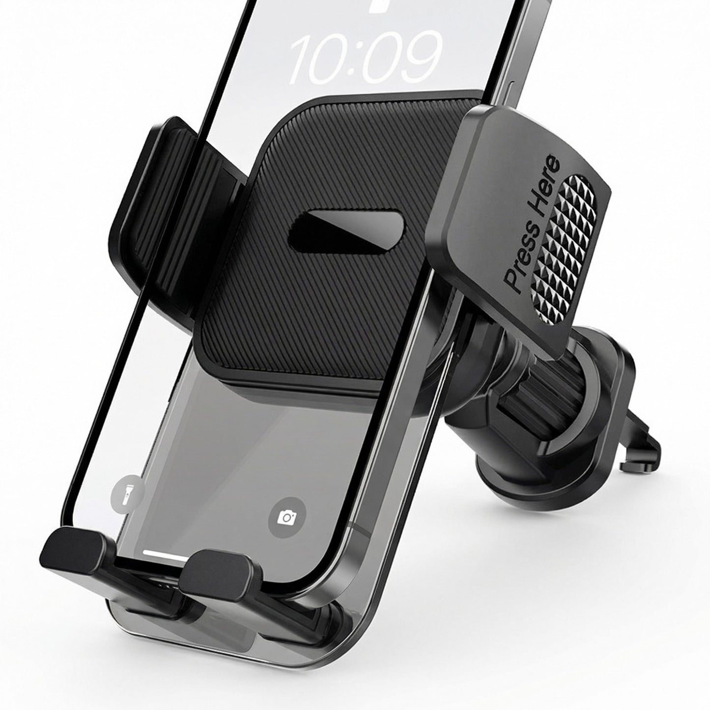 Car Phone Mount Holder Air Vent and Dashboard Suction Cup Adjustable Universal Smartphone Holder