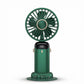 USB Rechargeable Mini Handheld Fan Portable Foldable Desk Fan with Digital Display Cooling Fan
