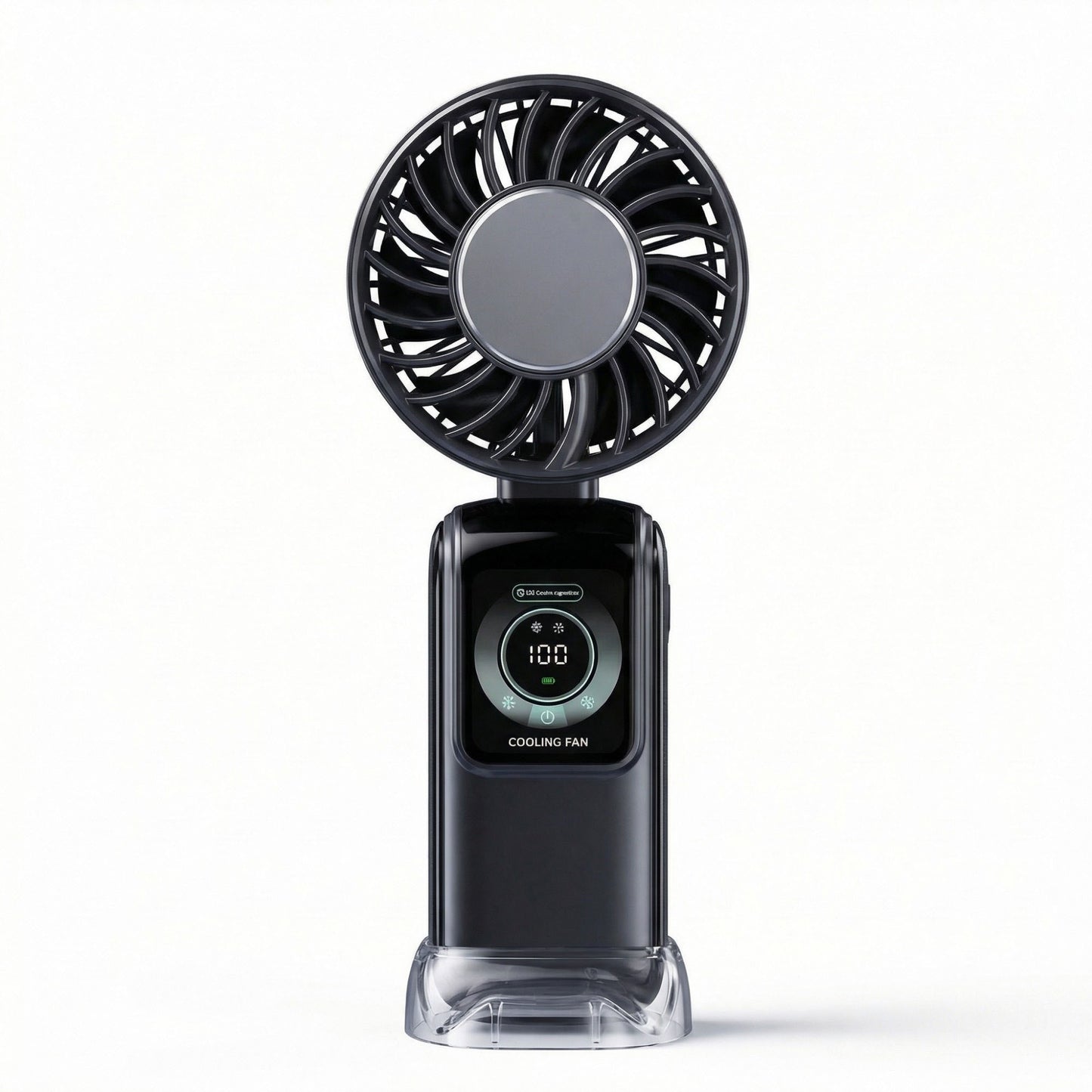 Handheld Cooling Fan with Semiconductor TEC Portable Rechargeable Foldable Fan Ice Cooling