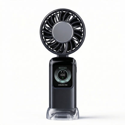 Handheld Cooling Fan with Semiconductor TEC Portable Rechargeable Foldable Fan Ice Cooling