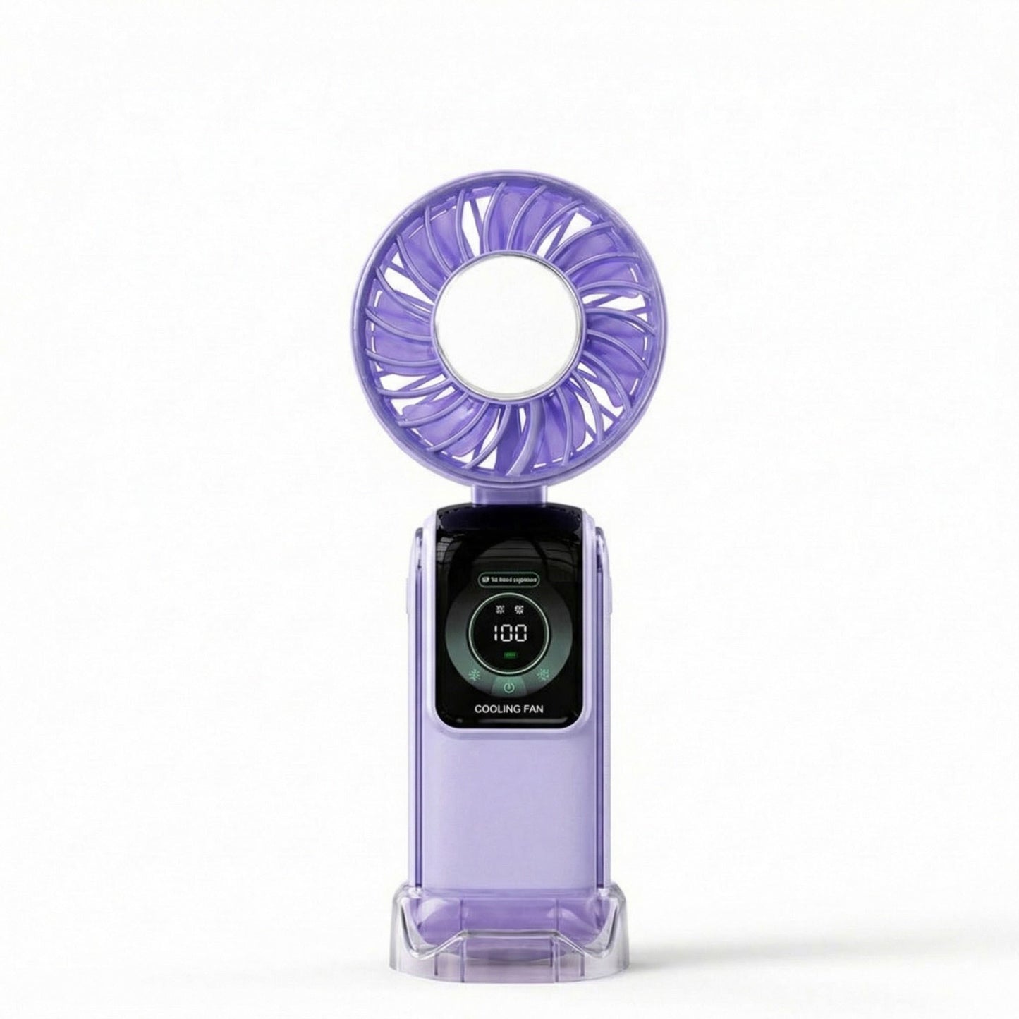 Handheld Cooling Fan with Semiconductor TEC Portable Rechargeable Foldable Fan Ice Cooling