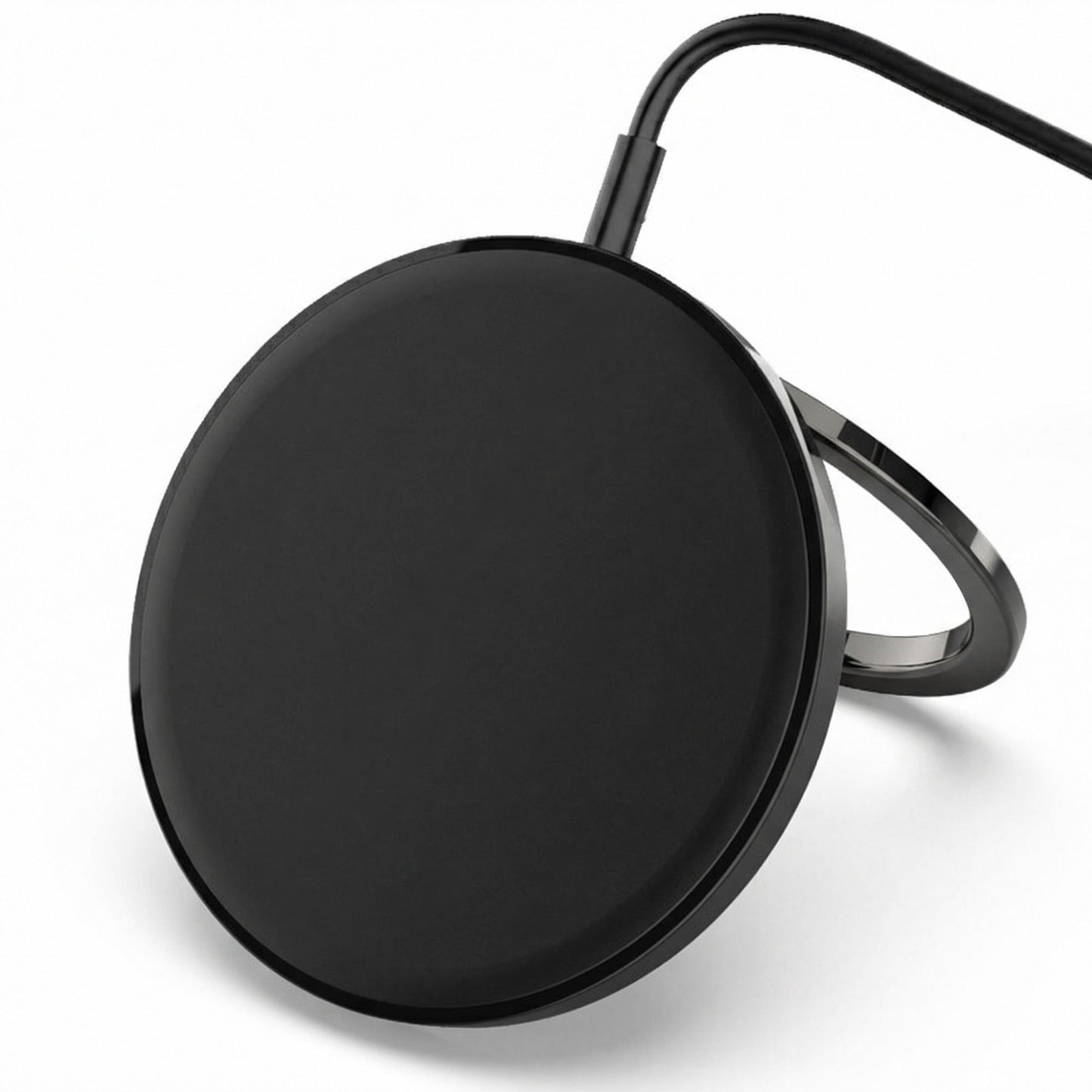 Magnetic Wireless Charger 15W Fast Charging Pad with Phone Stand Ring Grip Compatible