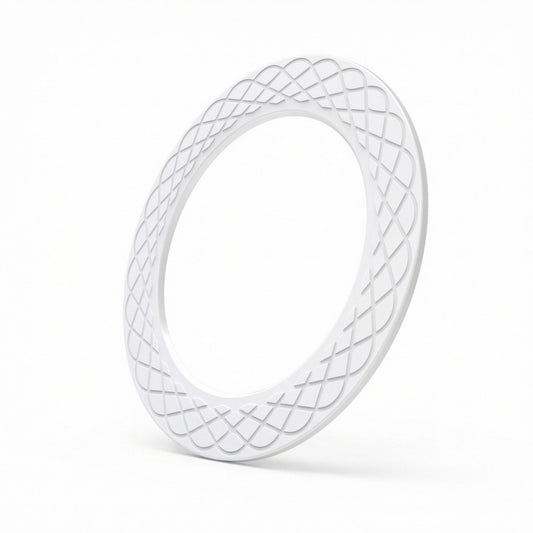 Magnetic Alignment Ring 5 Pack for Wireless Charging 2.3in Adhesive Metal Rings