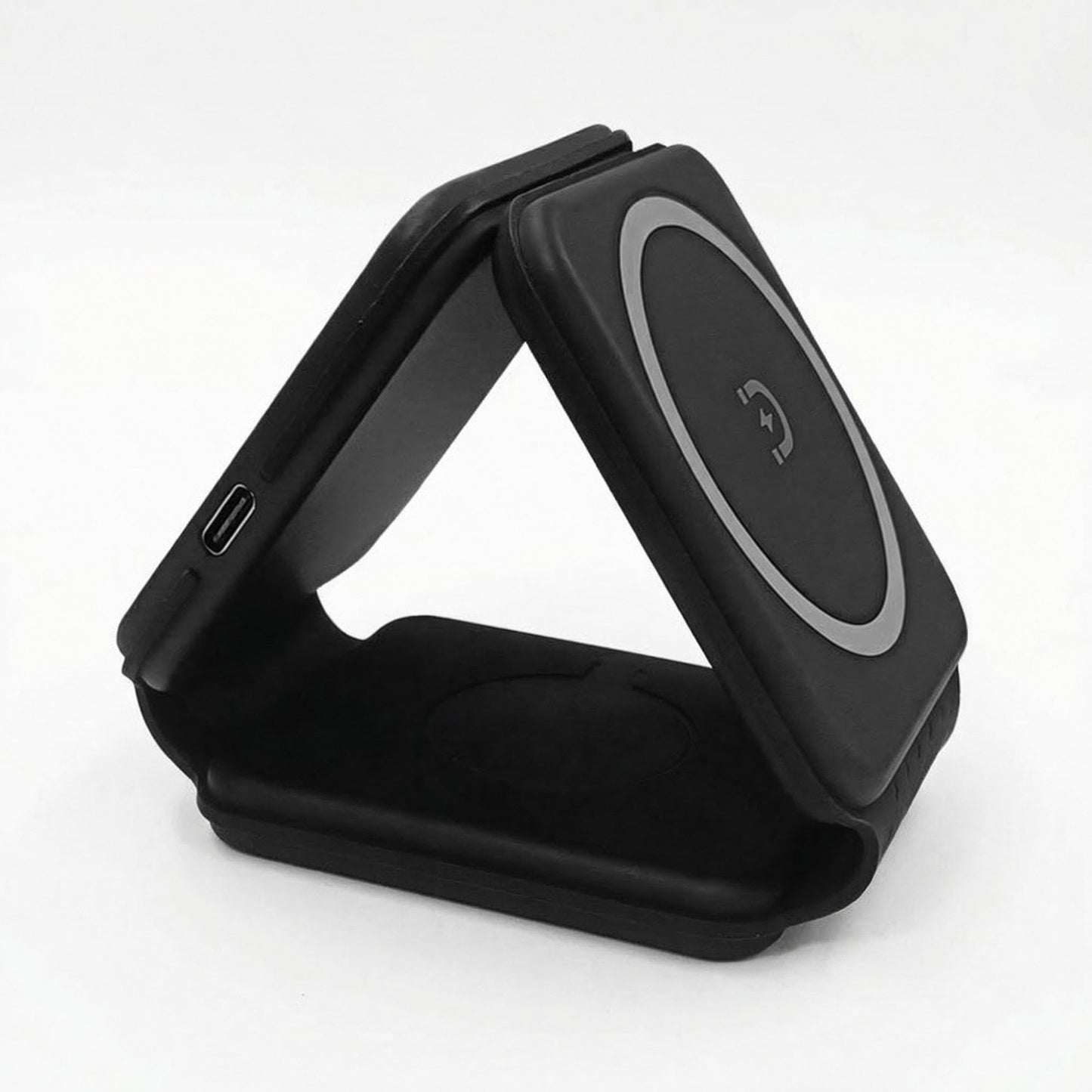 3-in-1 Foldable Magnetic Wireless Charger Stand for Phone Watch Earbuds Fast Charging Station