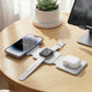 3-in-1 Foldable Magnetic Wireless Charger Stand for Phone Watch Earbuds Fast Charging Station