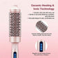 Heated Round Brush Hair Dryer Styler with Multiple Heat Settings and Ceramic Barrel