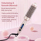 Heated Round Brush Hair Dryer Styler with Multiple Heat Settings and Ceramic Barrel