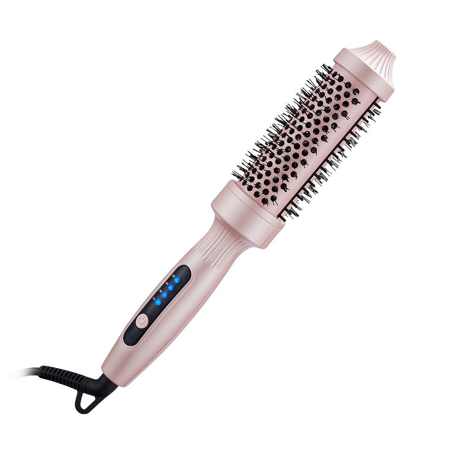 Heated Round Brush Hair Dryer Styler with Multiple Heat Settings and Ceramic Barrel