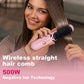 Heated Hair Straightening Brush with Adjustable Temperature 320¡ãF to 395¡ãF