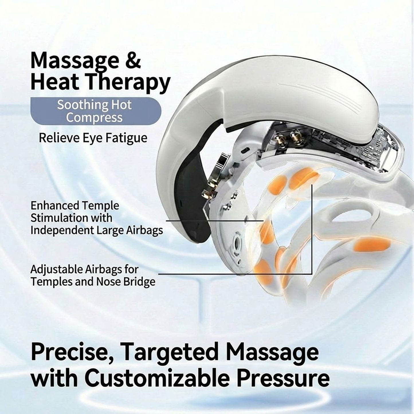 Electric Eye Massager with Adjustable Modes and Rechargeable Design