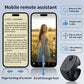 Bluetooth Ring Remote Control with Scroll Wheel for Phone Browsing and Photos