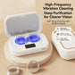 Sonic Contact Lens Cleaner with 360¡ã Cleaning and Digital Timer Display