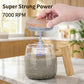 Electric Self-Stirring Glass Mug with Heating Base and USB Cable