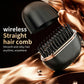 Cordless Thermal Hair Comb with Adjustable Heat Settings and Protective Travel Lid