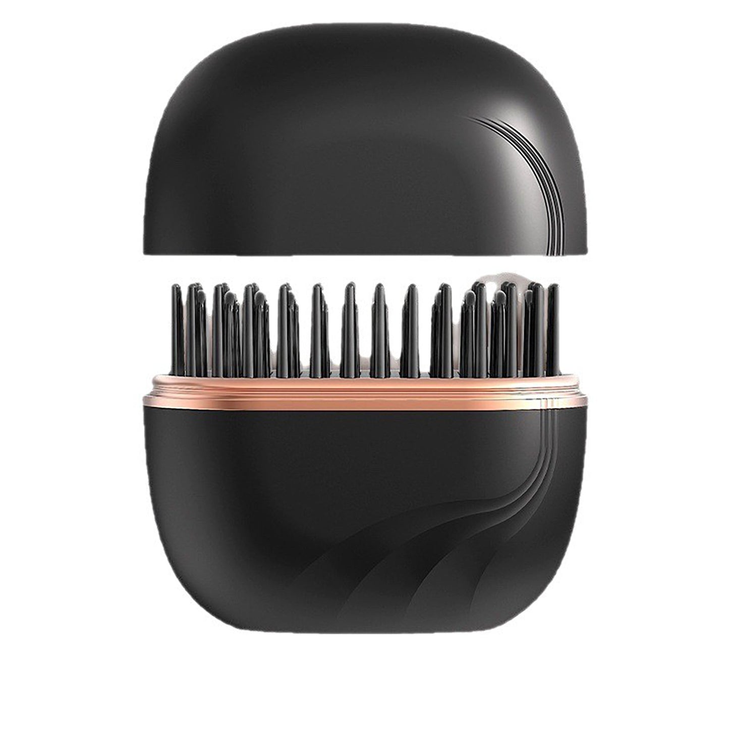 Cordless Thermal Hair Comb with Adjustable Heat Settings and Protective Travel Lid