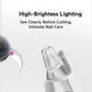 Rechargeable Pet Nail Grinder with LED Light Quiet Electric Cat and Dog Grooming Tool