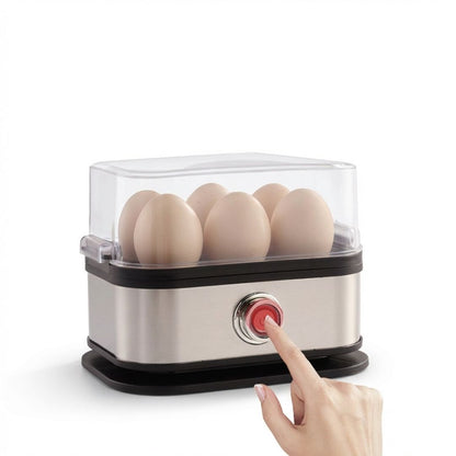 Stainless Steel Electric Egg Cooker Portable Egg Steamer Rapid Egg Boiler
