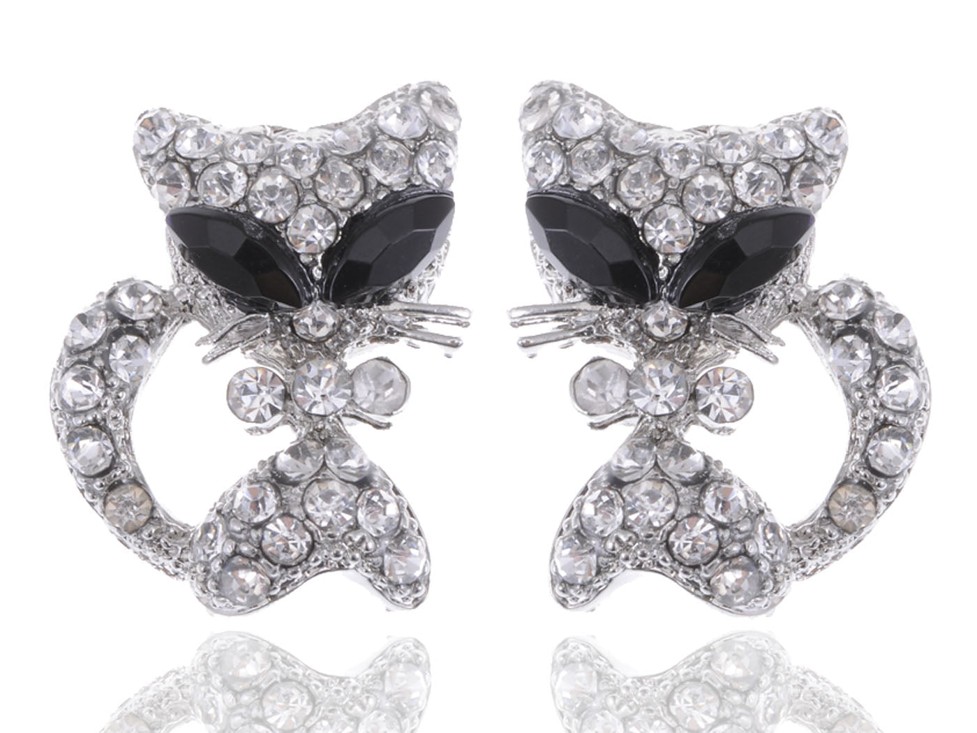 Kitten Cat Animal Stud Earrings